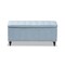 Baxton Studio Kaylee Blue Upholstered Button-Tufting Storage Ottoman Bench 128-7056 - alternate 4